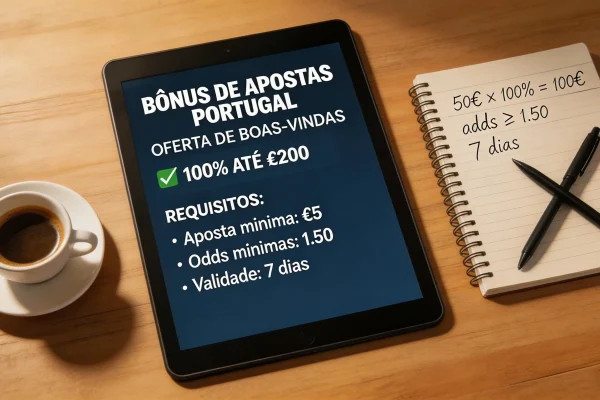 Bónus de apostas em Portugal nas casas legais