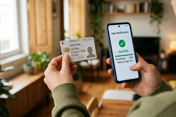 Idade mínima e verificação de identidade para apostar online em Portugal